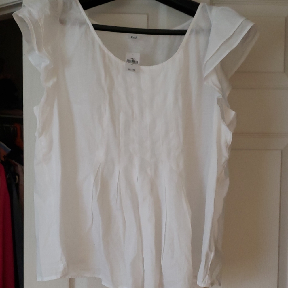 GAP linen top NWT XL